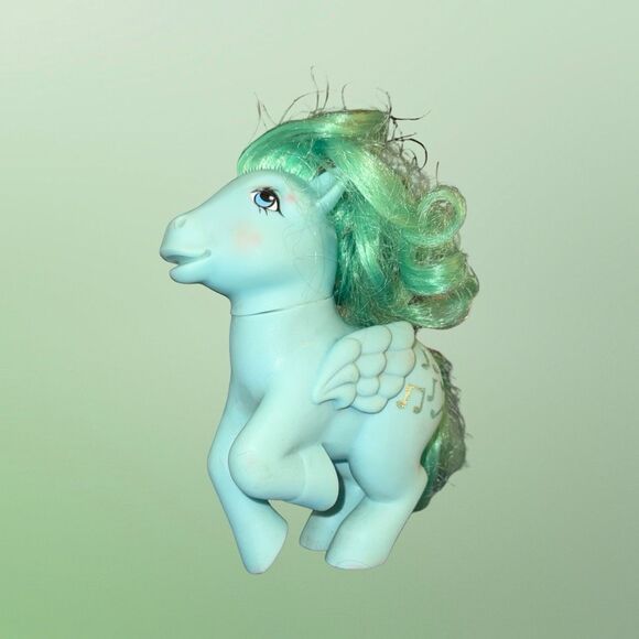 Vintage G1 Hasbro My Little Pony 1983 Pegasus Pony Medley Music MLP A23 - Picture 8 of 8